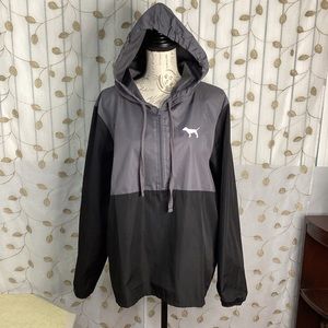 Victoria’s Secret PINK Pullover Windbreaker Hoodie Jacket